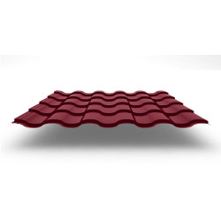 Металлочерепица Kredo с покрытием Satin®, 0,50 мм, цвет RAL 3011