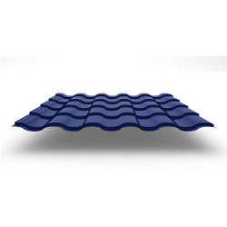 Металлочерепица Kredo с покрытием Satin®, 0,50 мм, цвет RAL 5005