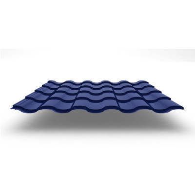 Металлочерепица Kredo с покрытием Satin®, 0,50 мм, цвет RAL 5005