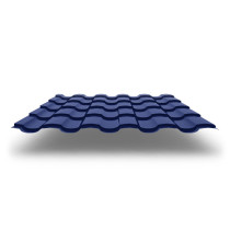 Металлочерепица Монтекристо с покрытием PURMAN®, толщина 0,50 мм, цвет RAL 5005
