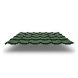 Металлочерепица Ламонтерра с покрытием Полиэстер, 0,45 мм, цвет RAL 6029