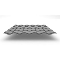 Металлочерепица Kredo с покрытием Satin®, 0,50 мм, цвет RAL 7004