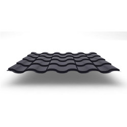 Металлочерепица Kredo с покрытием Satin®, 0,50 мм, цвет RAL 7024