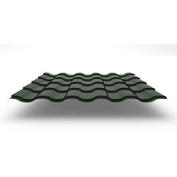 Металлочерепица Kredo с покрытием GreenCoat® Pural®, 0,50 мм, цвет RR 11