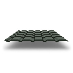 Металлочерепица Quadro Profi с покрытием GreenCoat® Pural®, 0,50 мм, цвет RR 11