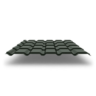 Металлочерепица Quadro Profi с покрытием GreenCoat® Pural®, 0,50 мм, цвет RR 11