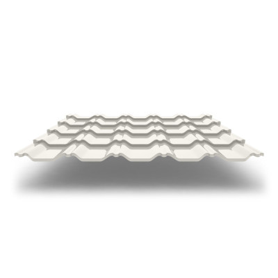 Металлочерепица Kvinta Plus 3D с покрытием GreenCoat® Pural®, 0,50 мм, цвет RR 20
