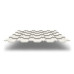 Металлочерепица Kvinta Plus 3D с покрытием GreenCoat® Pural®, 0,50 мм, цвет RR 20