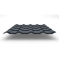 Металлочерепица Kamea с покрытием GreenCoat® Pural®, 0,50 мм, цвет RR 23