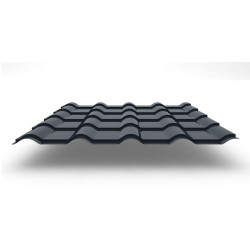 Металлочерепица Kamea с покрытием GreenCoat® Pural®, 0,50 мм, цвет RR 23