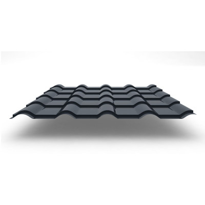 Металлочерепица Kamea с покрытием GreenCoat® Pural®, 0,50 мм, цвет RR 23