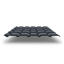 Металлочерепица Quadro Profi с покрытием GreenCoat® Pural®, 0,50 мм, цвет RR 23