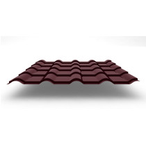 Металлочерепица Kamea с покрытием GreenCoat® Pural®, 0,50 мм, цвет RR 29