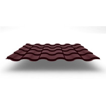 Металлочерепица Kredo с покрытием GreenCoat® Pural®, 0,50 мм, цвет RR 29