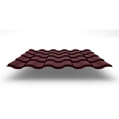 Металлочерепица Kredo с покрытием GreenCoat® Pural®, 0,50 мм, цвет RR 29