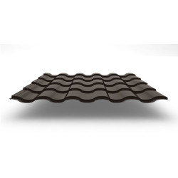 Металлочерепица Kredo с покрытием Satin®, 0,50 мм, цвет RR 32