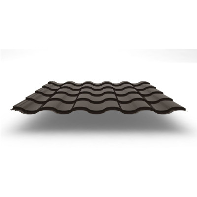 Металлочерепица Kredo с покрытием Satin®, 0,50 мм, цвет RR 32