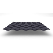 Металлочерепица Kredo с покрытием Satin Matt®, 0,50 мм, цвет RAL 7024