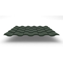 Металлочерепица Kredo с покрытием GreenCoat® Pural Matt®, 0,50 мм, цвет RR 11