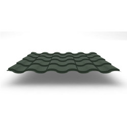 Металлочерепица Kredo с покрытием GreenCoat® Pural Matt®, 0,50 мм, цвет RR 11