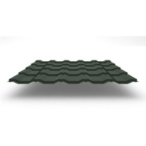 Металлочерепица Kvinta Plus с покрытием GreenCoat® Pural Matt®, 0,50 мм, цвет RR 11