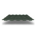 Металлочерепица Kvinta Plus 3D с покрытием GreenCoat® Pural Matt®, 0,50 мм, цвет RR 11