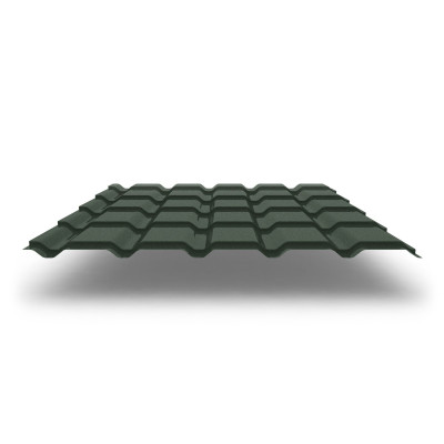 Металлочерепица Quadro Profi с покрытием GreenCoat® Pural Matt®, 0,50 мм, цвет RR 11