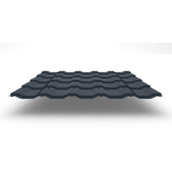 Металлочерепица Kvinta Plus с покрытием GreenCoat® Pural Matt®, 0,50 мм, цвет RR 23