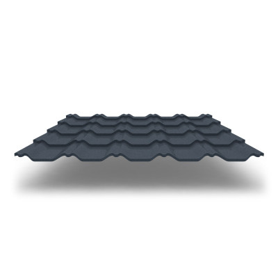 Металлочерепица Kvinta Plus 3D с покрытием GreenCoat® Pural Matt®, 0,50 мм, цвет RR 23
