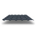 Металлочерепица Quadro Profi с покрытием GreenCoat® Pural Matt®, 0,50 мм, цвет RR 23