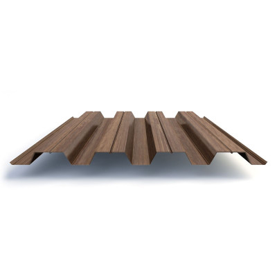 Профлист Н60 с покрытием ECOSTEEL® 0,5 мм, морёный дуб