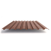 Профлист МП20 с покрытием ECOSTEEL® 0,5 мм, кирпич