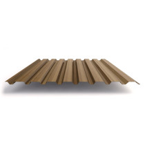 Профлист МП20 с покрытием ECOSTEEL® 0,5 мм, кедр
