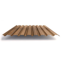 Профлист МП20 с покрытием ECOSTEEL® 0,5 мм, золотистый дуб
