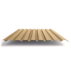 Профлист МП20 с покрытием ECOSTEEL® 0,5 мм, клён