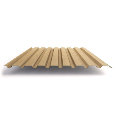 Профлист МП20 с покрытием ECOSTEEL® 0,5 мм, клён