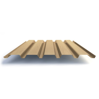 Профлист С44 с покрытием ECOSTEEL® 0,5 мм, клён