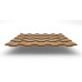 Металлочерепица Kvinta Plus с покрытием Colority® Print, 0,45 мм, цвет орех