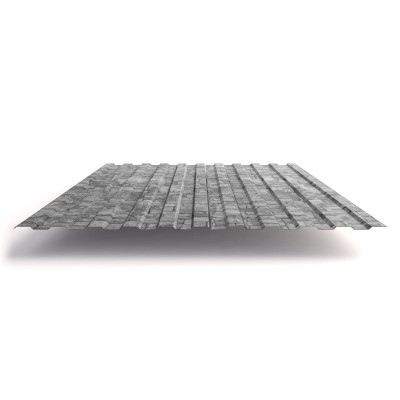 Профлист С8 с покрытием ECOSTEEL® 0,5 мм, белый камень