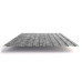 Профлист С8 с покрытием ECOSTEEL® 0,5 мм, белый камень Профлист С8 с покрытием ECOSTEEL® 0,5 мм, белый камень