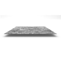 Плоский лист с полимерным покрытием ECOSTEEL®, толщина 0,50 мм, цвет белый камень