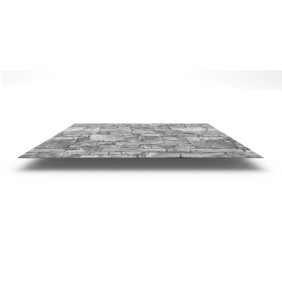 Плоский лист с полимерным покрытием ECOSTEEL®, толщина 0,50 мм, цвет белый камень