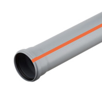 Труба PP-H с раструбом серая OPTIMA Дн 110х2,2 б/нап L=0,15м в/к VALFEX 211100015