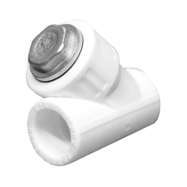 Фильтр PP-R сетчатый белый внутренняя пайка Дн 20х45гр VALFEX 10141020