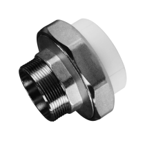 Муфта PP-R комбинированная под ключ белая ВР Дн 40х1 1/4" VALFEX 10134040