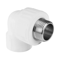 Угольник PP-R комбинированный белый НР Дн 20х1/2" VALFEX 10126020