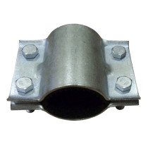 Хомут ремонтный двухсторонний сталь оц Ду 32 (Дн 42-46) L=65мм, DN 32