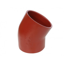 Отвод чугун SML Ду 150х30гр б/растр, DN 150
