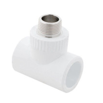 Тройник PP-R комбинированный белый НР Дн 25x3/4" RTP (РосТурПласт) 10756