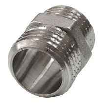 Ниппель латунь никель Ду 32 (1 1/4") НР VALFEX VF.582.N.114, DN 32